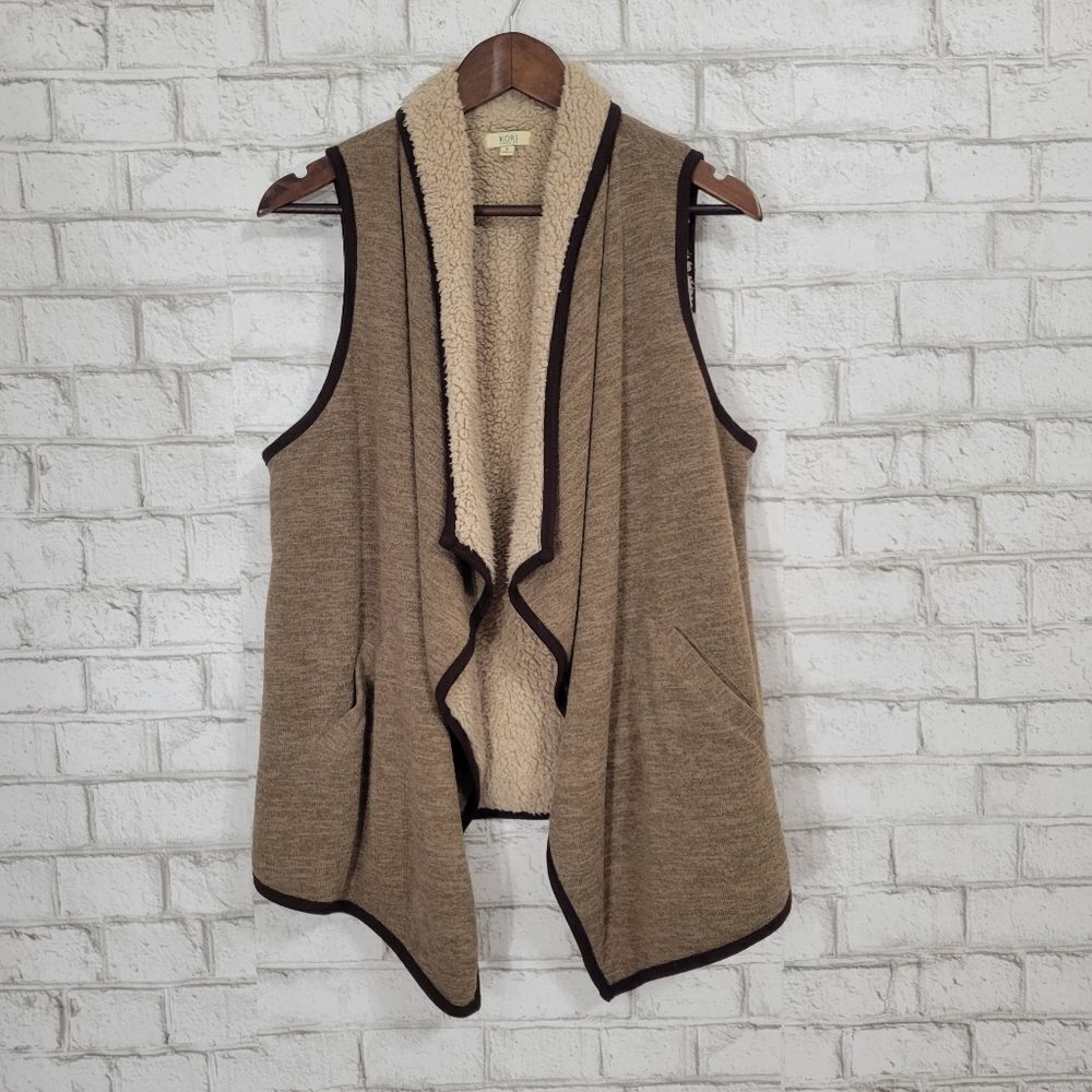 Kori America sherpa lined vest